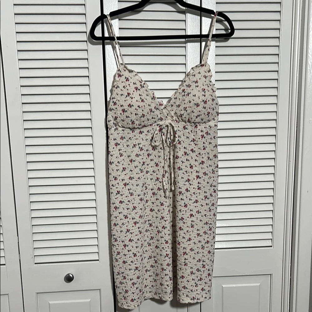 Floral Print Women's Mini Dress